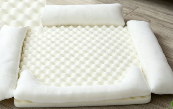 Coarse Linen‑trim Square Pet Bed