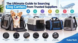 Yulee Tech guide to sourcing durable dog carriers with IATA compliance, ventilation, secure closures, strong bases, and safety testing.